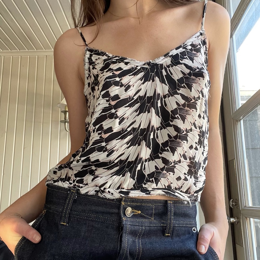 Patterned Chiffon Tank From Loveshackfancy - image 1